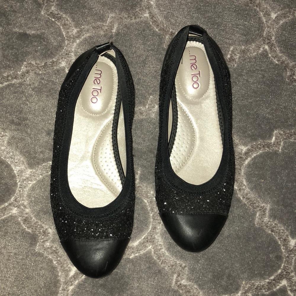 Sequin/ glitter ballet flats